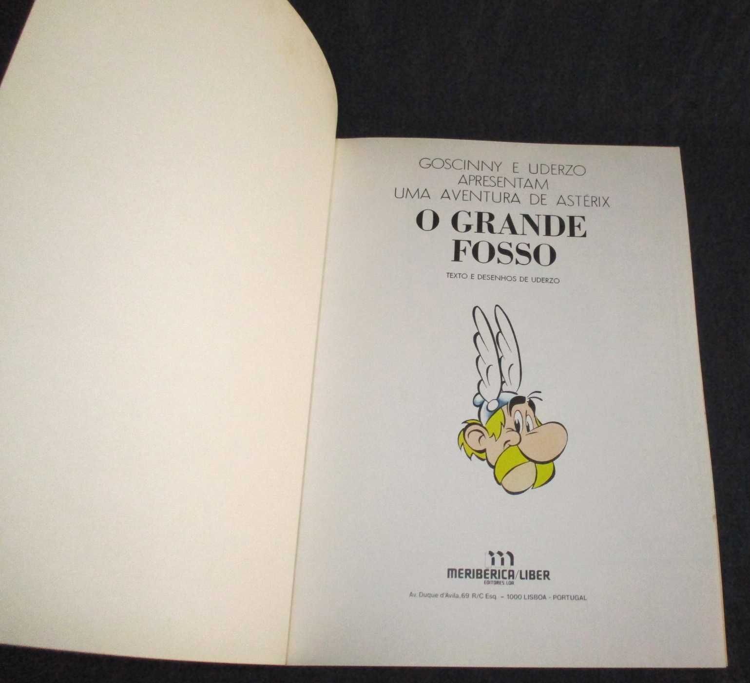 Livro O Grande Fosso Astérix Meribérica 1992