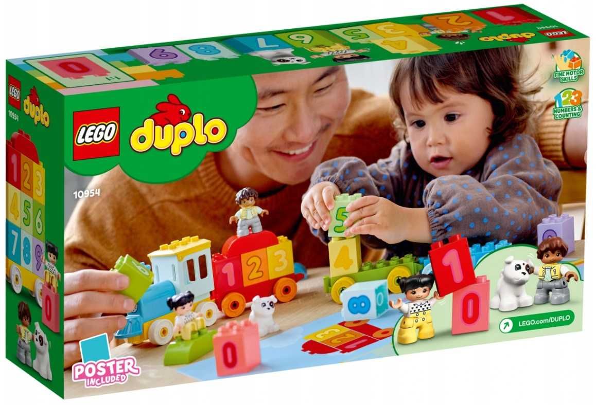 LEGO DUPLO 10954 Pociąg z cyferkami NAUKA Liczenia