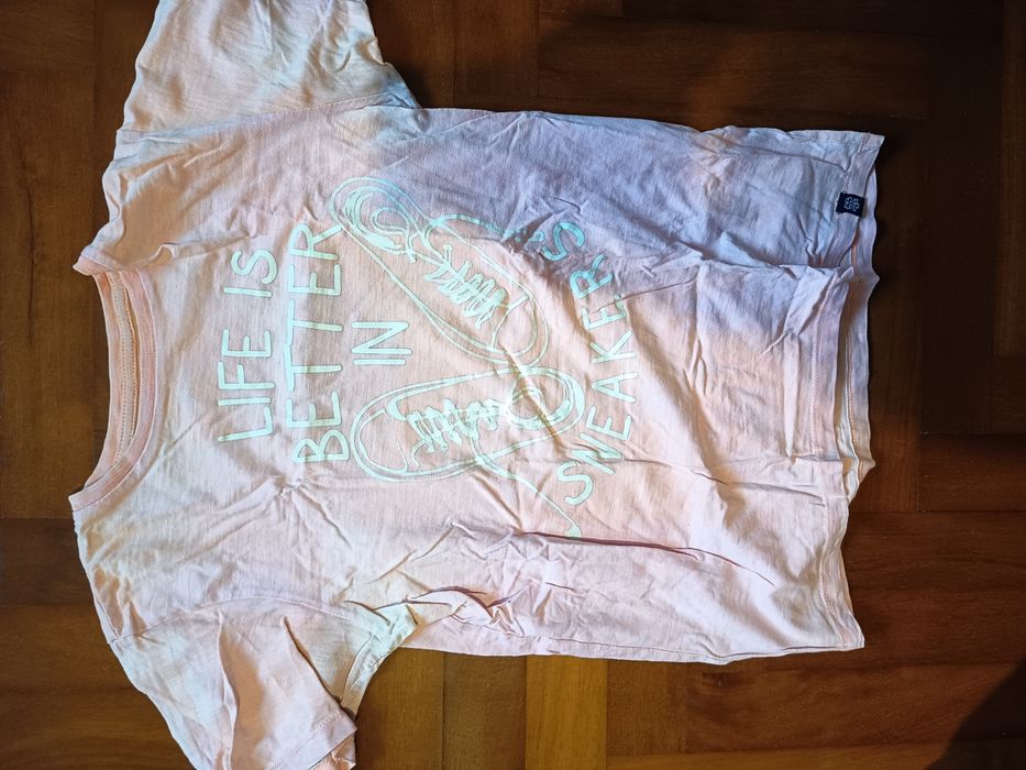 T-shirt de criança salmão Zara