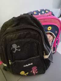 Zestaw plecaków szkolnych dziewczęcych
