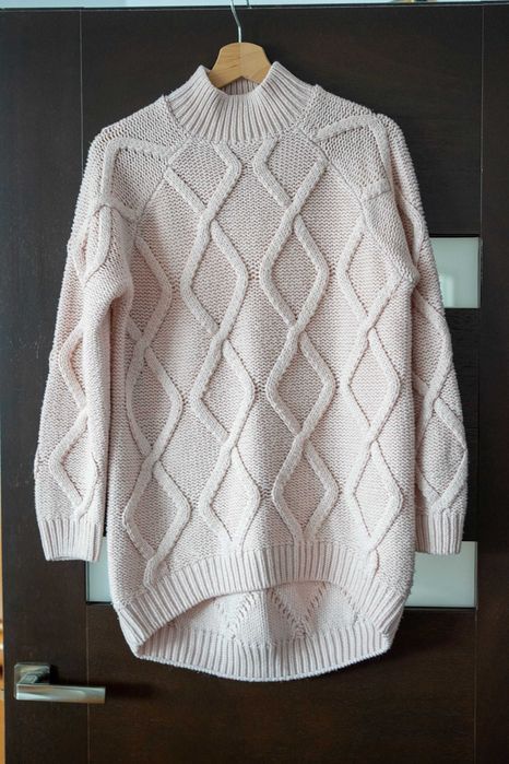 Sweter pudrowy Reserved roz. 152