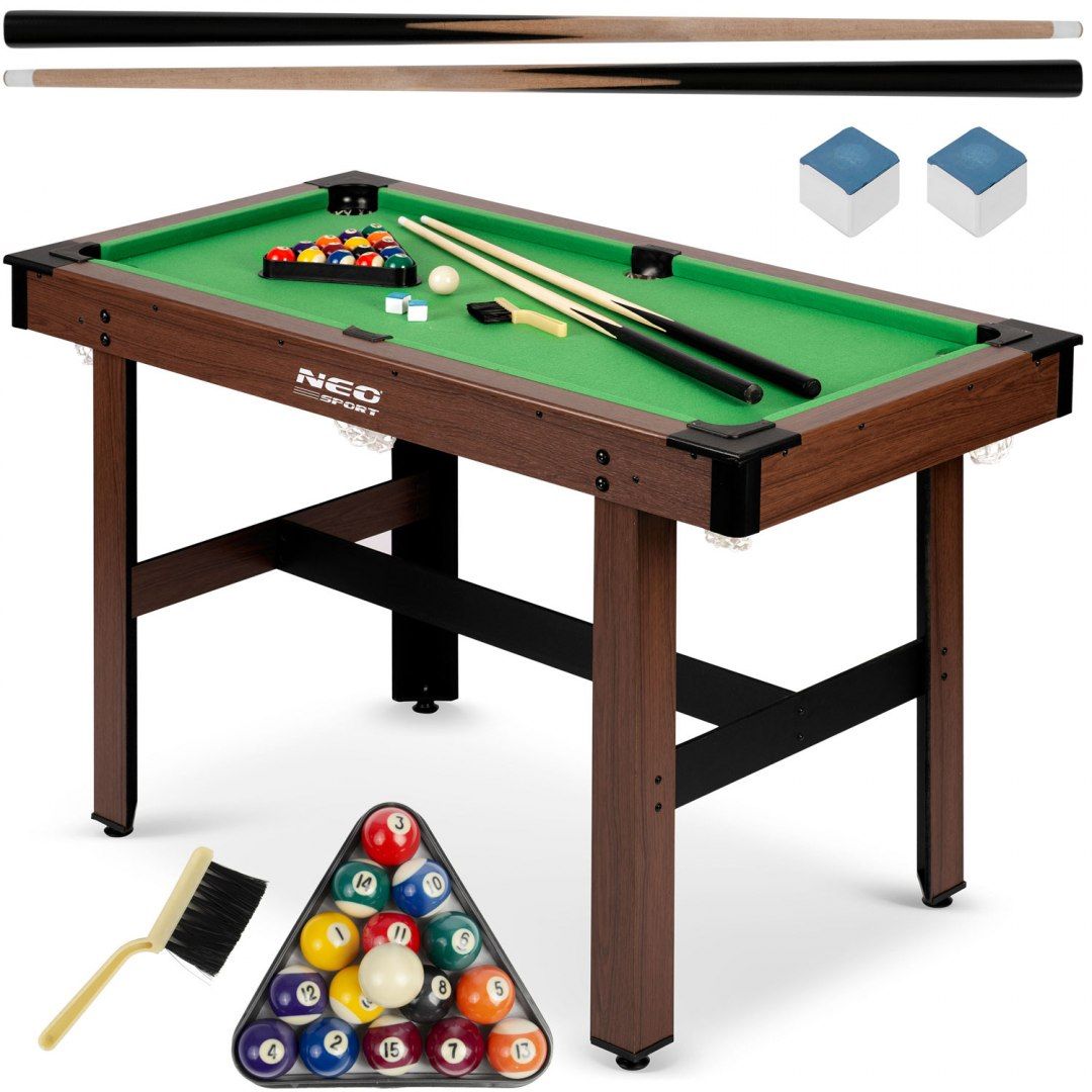 Stół do gry w bilard 122x61x76 cm NS-807 dla dzieci zręcznościowa
