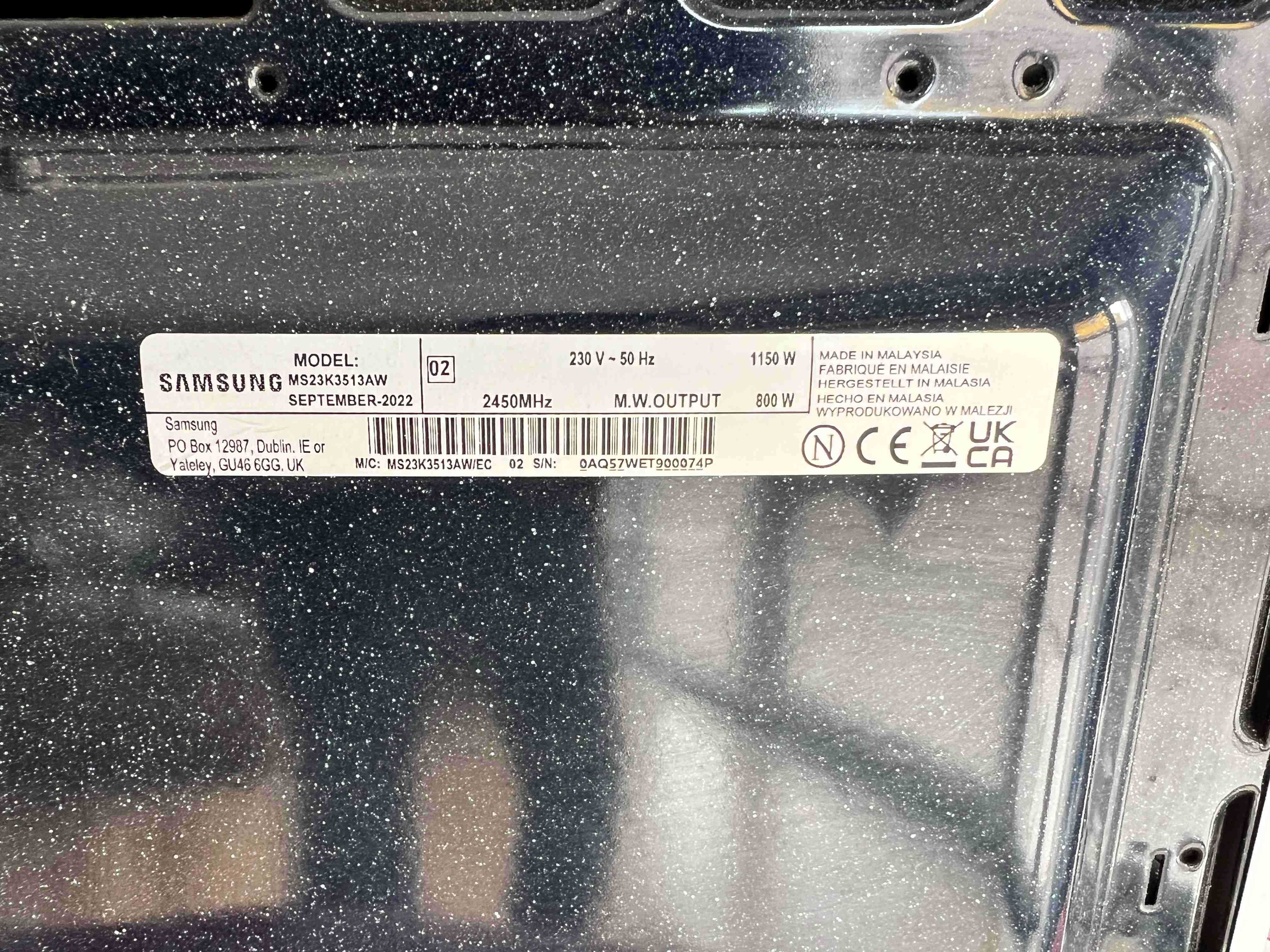 Microondas Samsung (Como Novo)