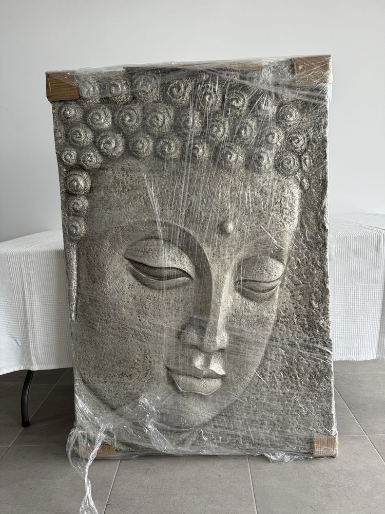 Quadro grande com imagem de Buda