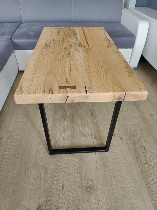 Stół z jesionu + nogi stalowe