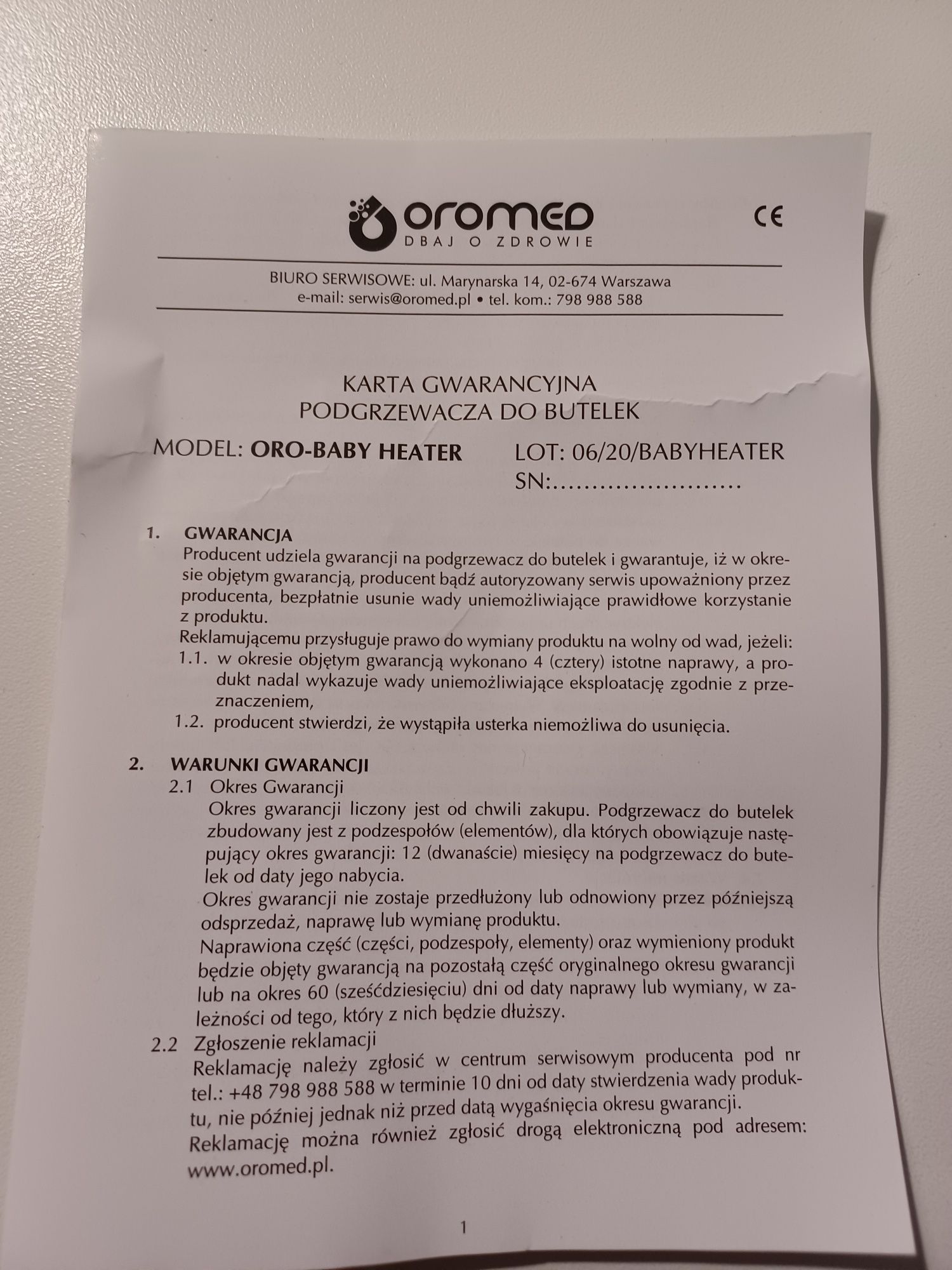 ORO-MED podgrzewacz sterylizator do butelek