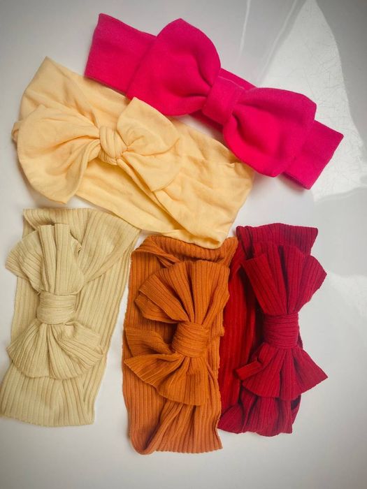 Повязки на голову девочке размер 0-1 года