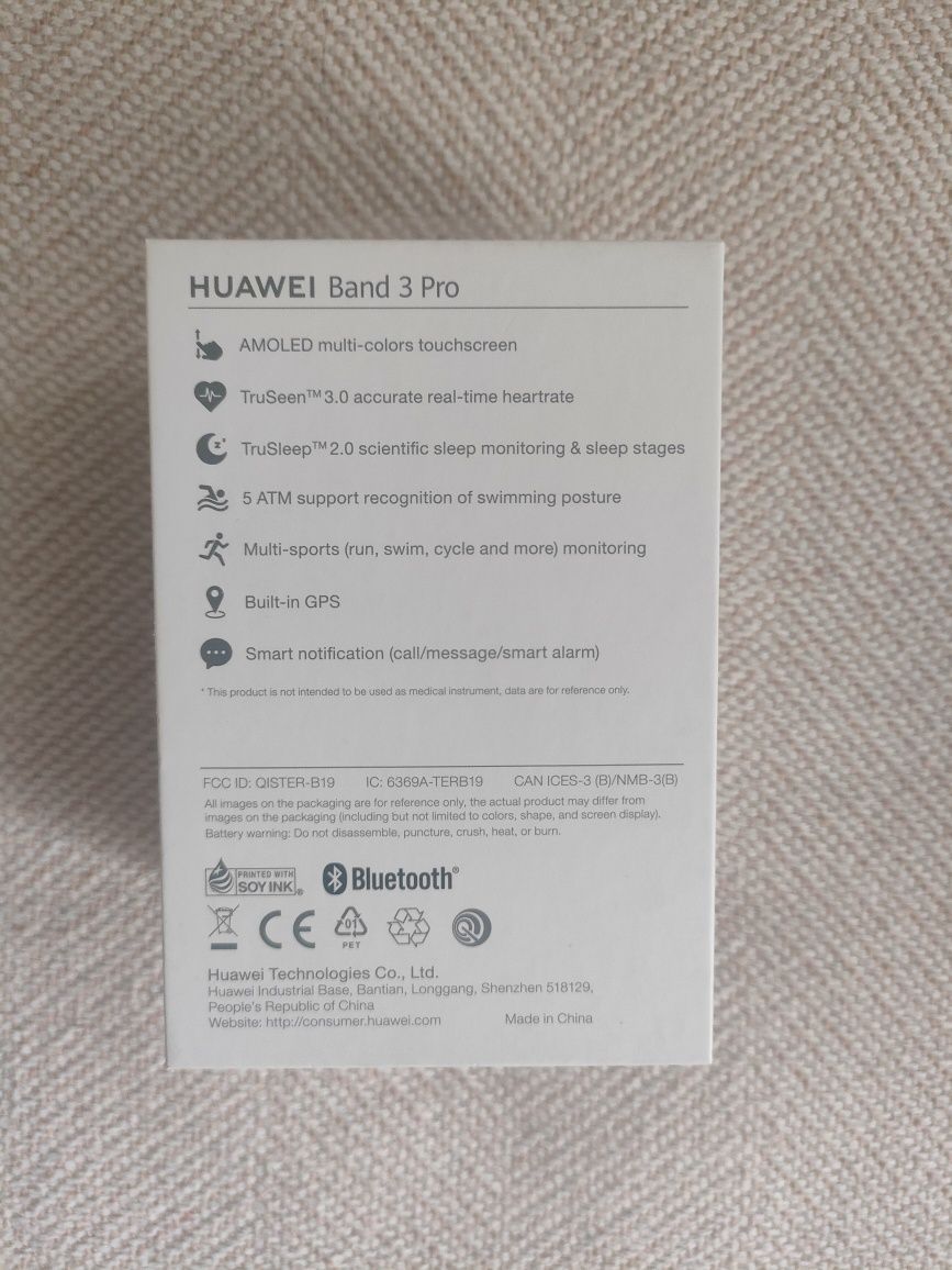 2x zegarek smartwach opaska monitorująca Huawei band 3 pro