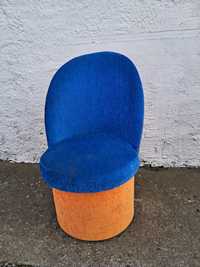 Fotele  pomarańczowo niebieskie
