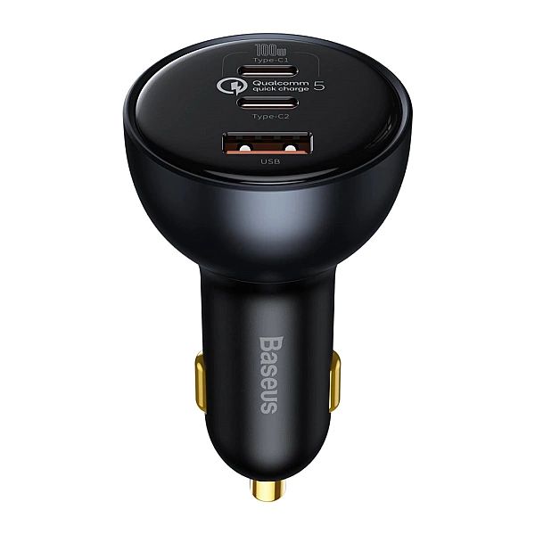 Baseus szybka ładowarka samochodowa USB / USB Typ C 160W PPS Quick Cha