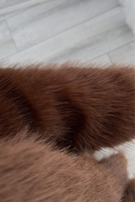 Шоколадная шубка zara / шуба/ эко-шуба