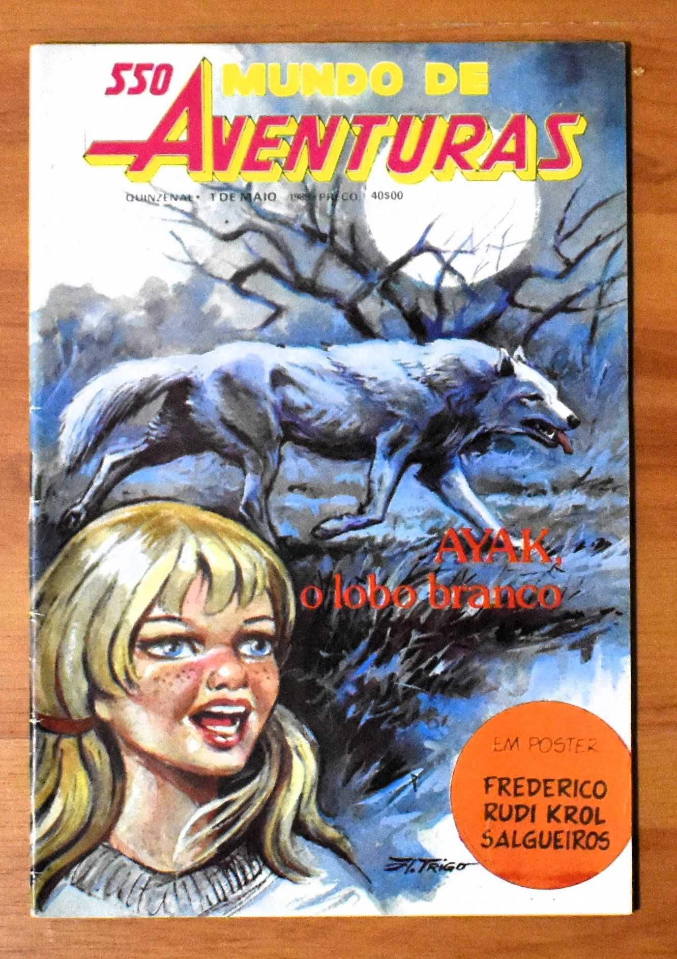 Lote 4 revistas "Mundo de Aventuras"