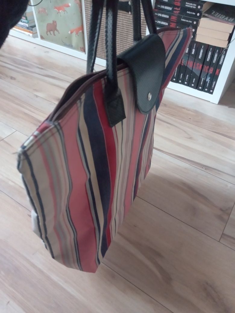 Torba na zakupy w paski