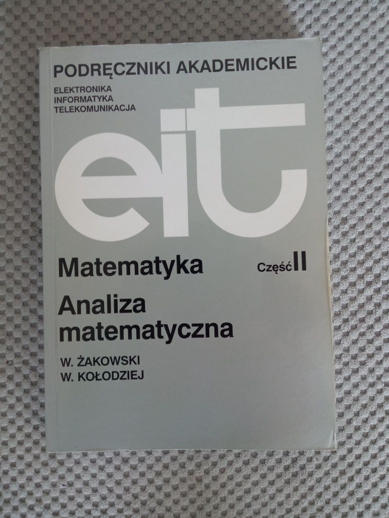 Matematyka. Analiza matematyczna