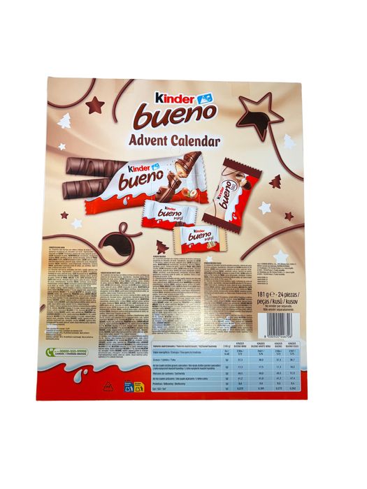 Kalendarz awdentowy Kinder Bueno idealny na święta