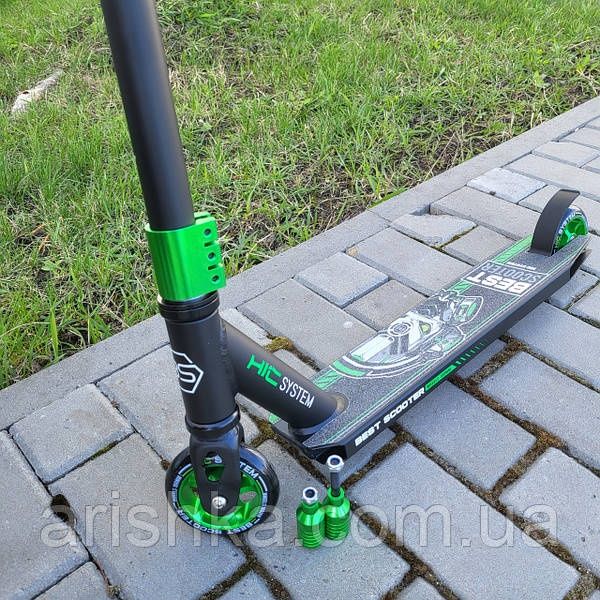 Самокат трюковый Best Scooter, ПЕГИ, алюминиевый диск