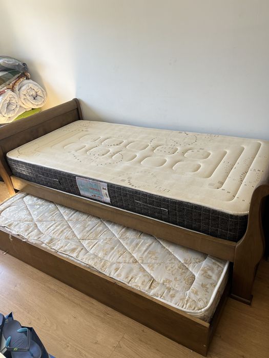 Cama  2x1 m madeira