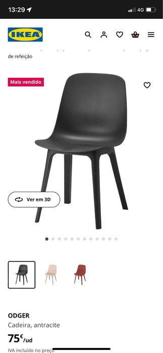 2 cadeiras verdes ODGER IKEA