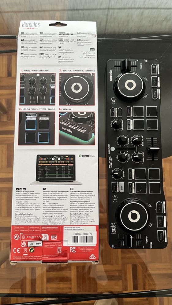 Vendo controladora / mesa dj, nova