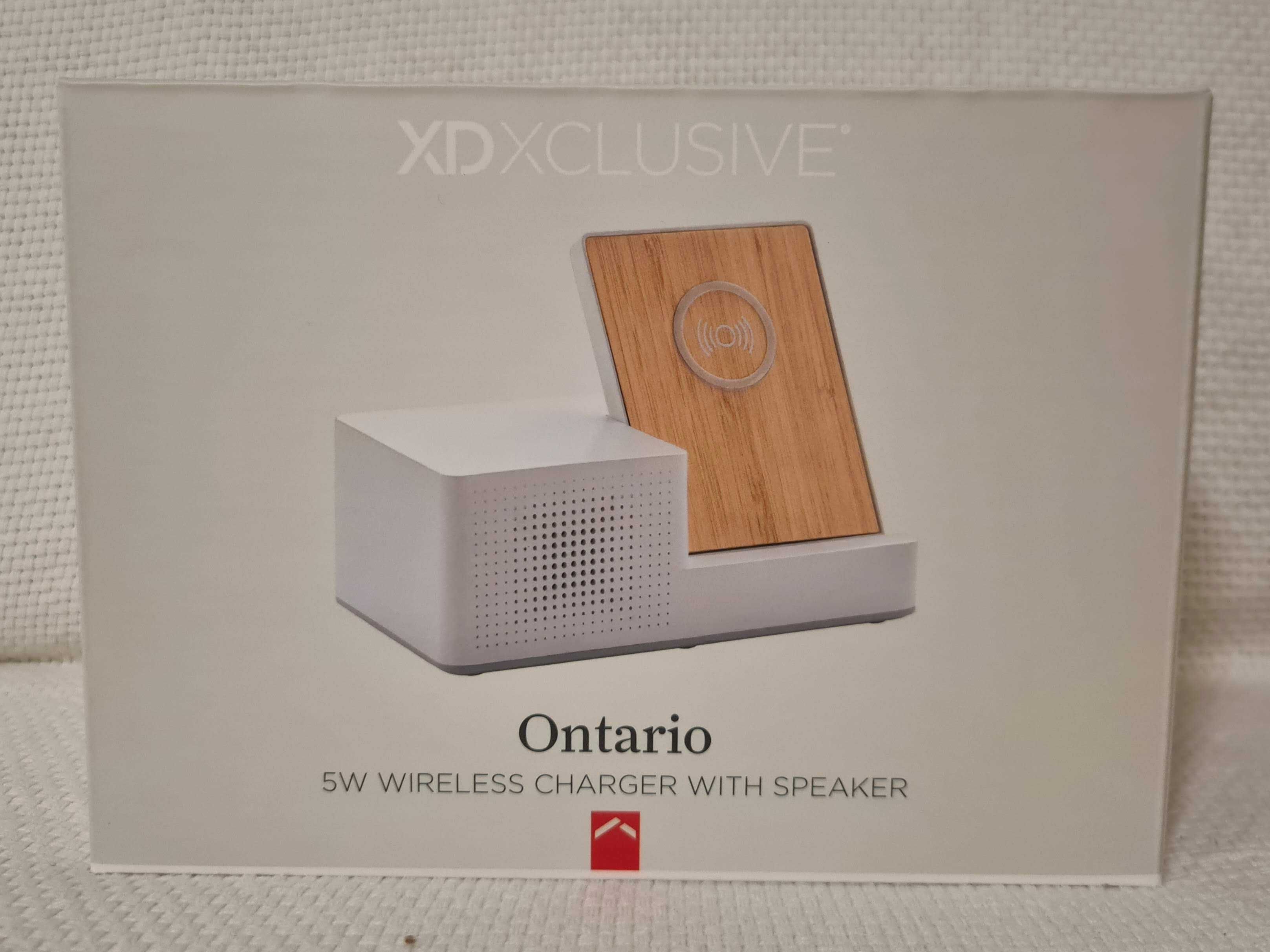 XD Xclusive Ontario. Bezprzewodowa ladowarka z glosnikiem Bluetooth