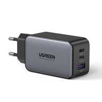 Зарядний пристрій UGREEN 65 Вт GaN (Type-C x2 + USB A)