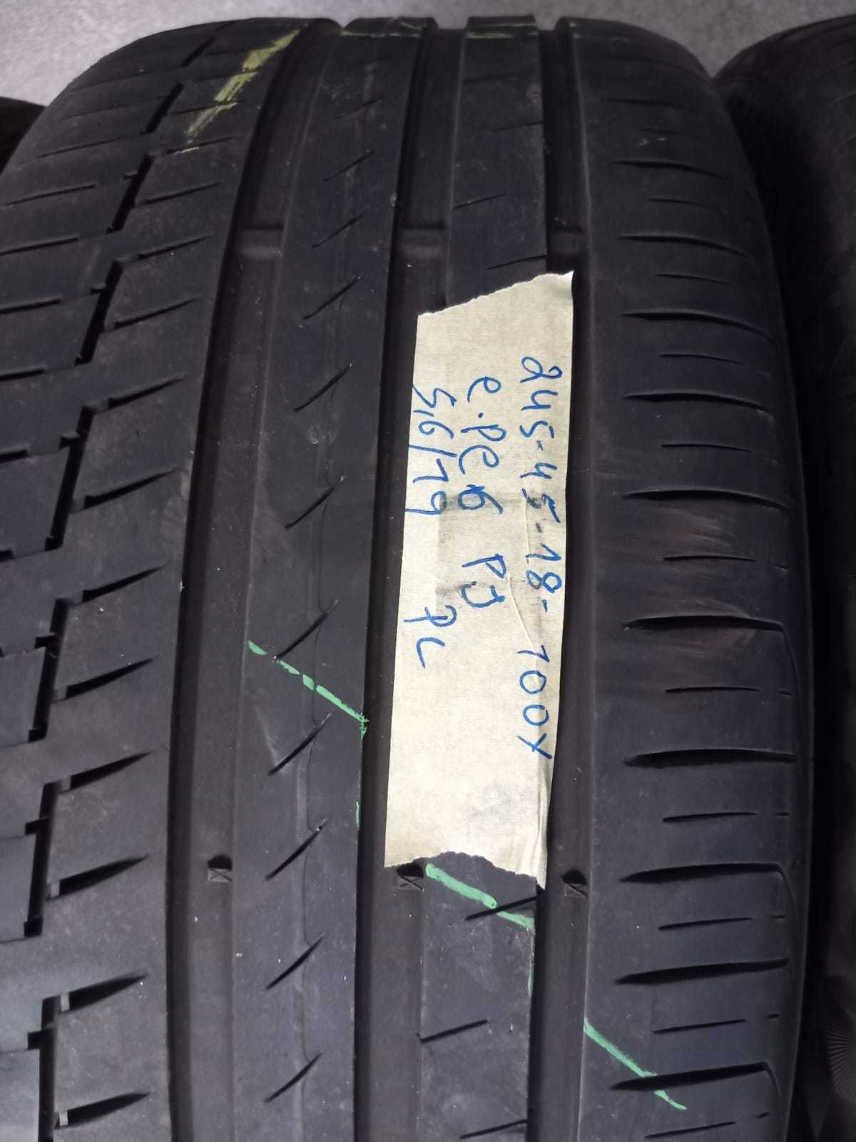 4 pneus 245/45R18 Continental