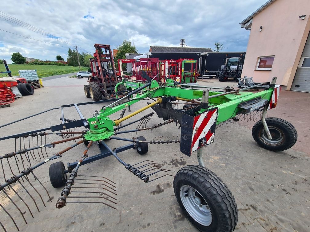 Zgrabiarka dwukaruzelowa deutz fahr 7641 vicon/kuhn/kverneland/fella