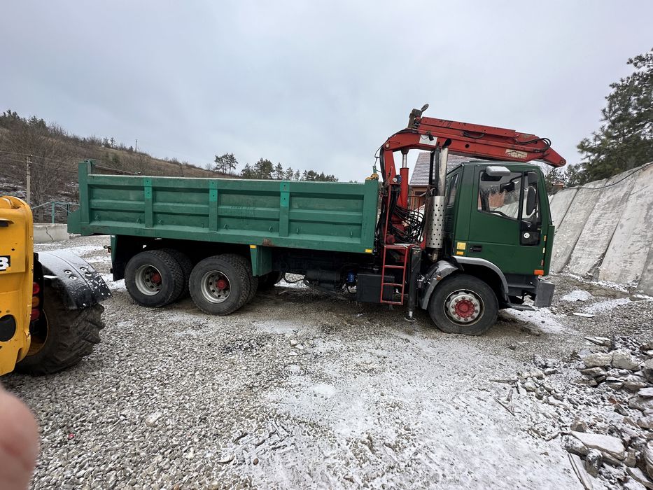 Продам самоскид з краном маніпулятором Івеко