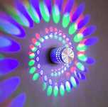 Lampa ścienna kreatywna spirala Kinkiet oświetlenie LED stylowa