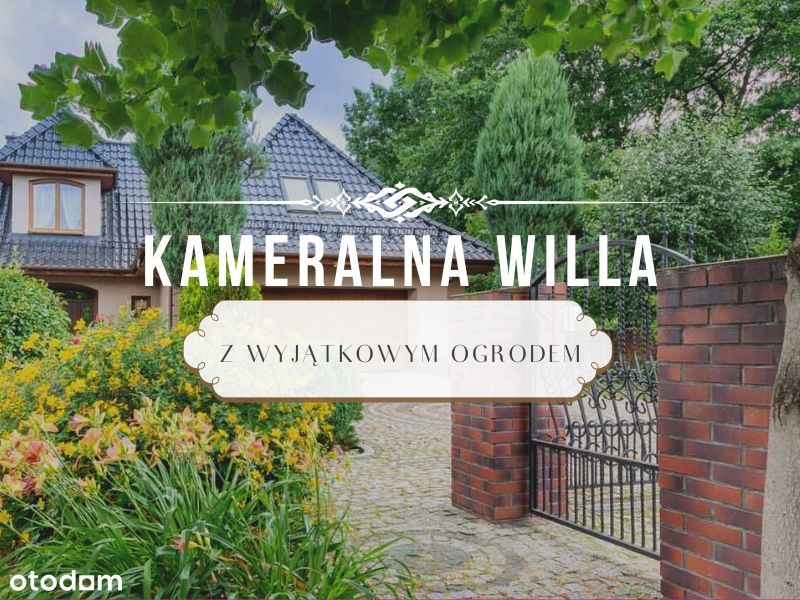 Kameralna willa z uroczym ogrodem