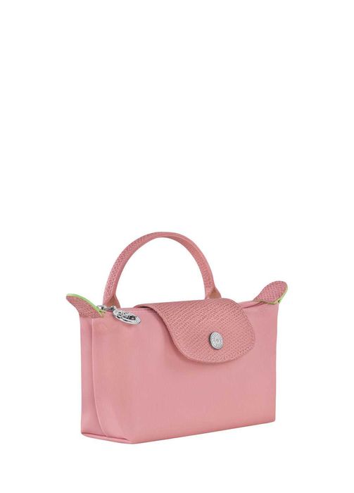 Сумка Longchamp Le Pliage Green Pouch With Handle Petal Pink