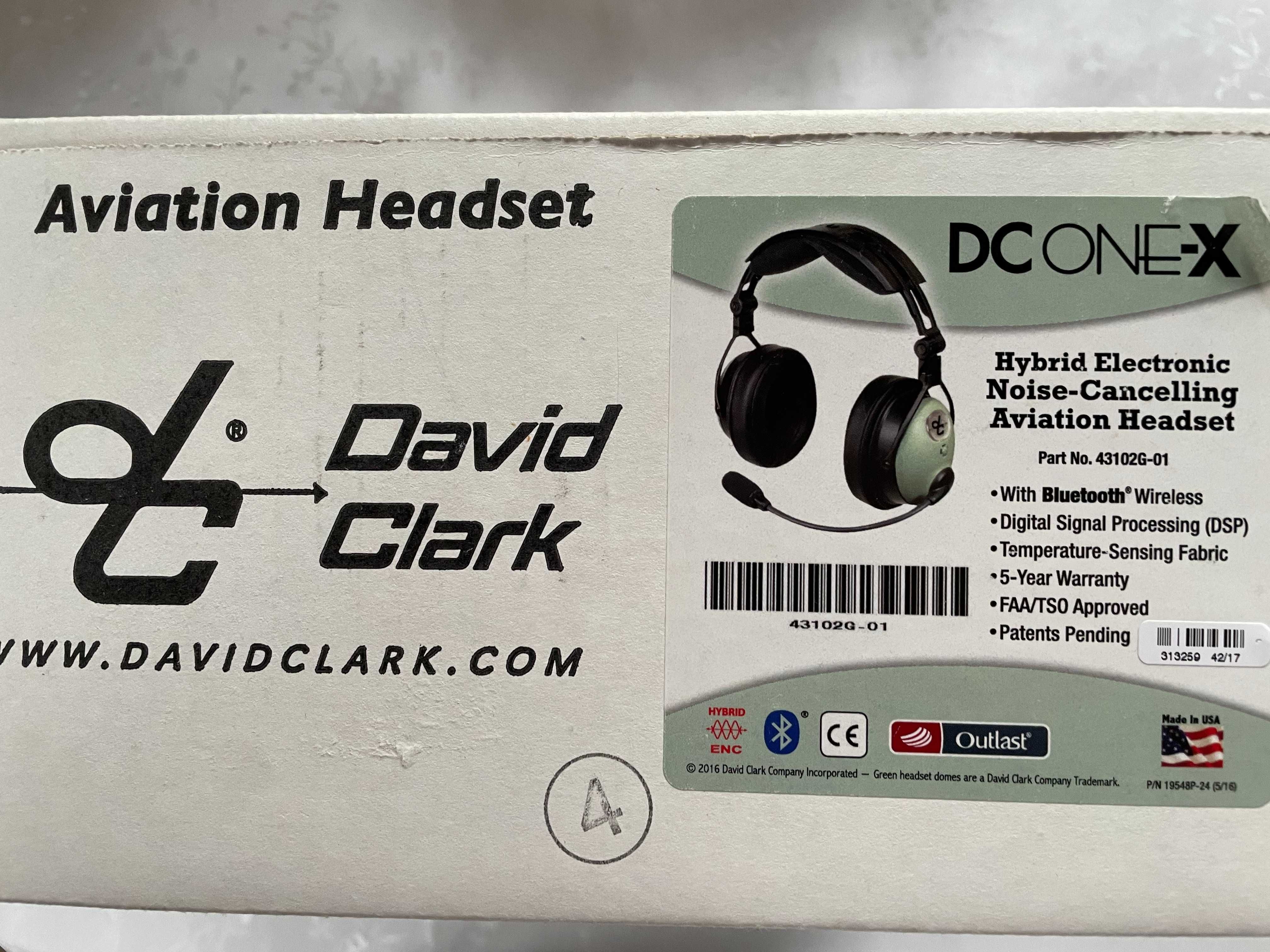 Słuchawki lotnicze aktywne David Clark ONE-X