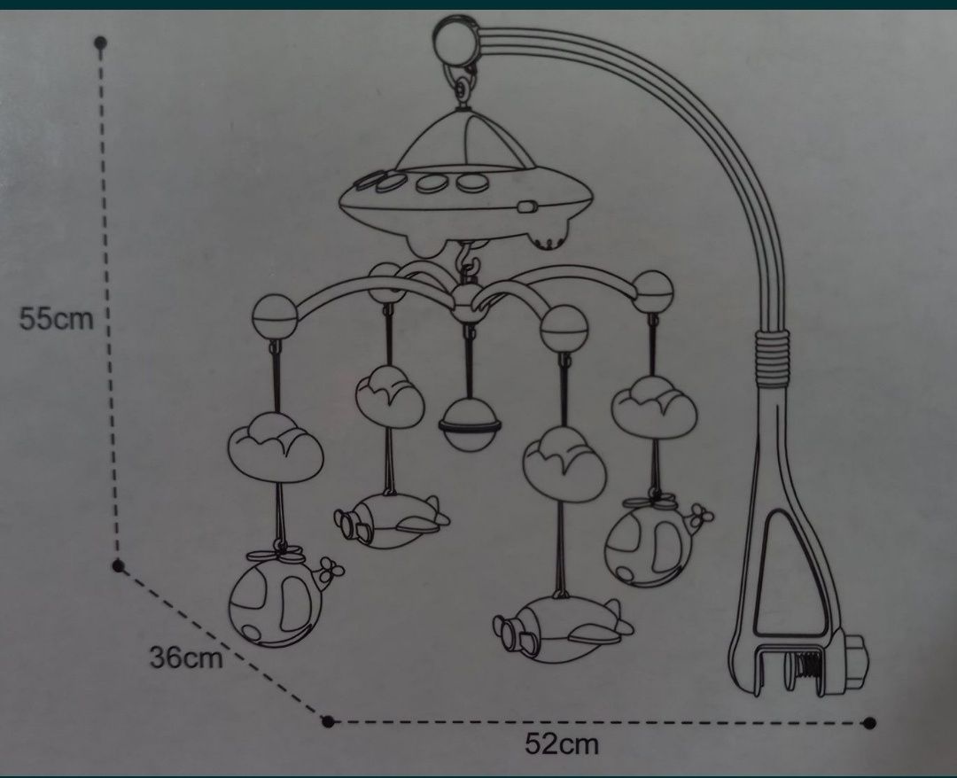Детский мобиль на кроватку
