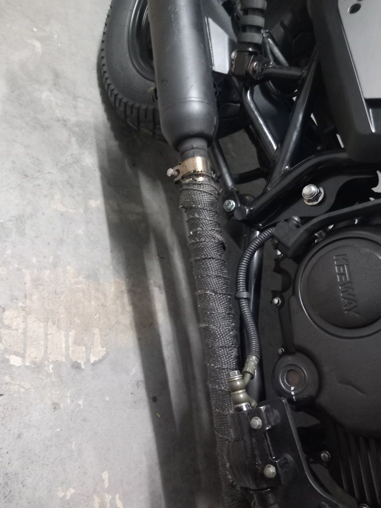 Tubo escape keeway k-light 125