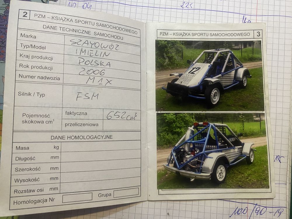 Szajowóz szayowóz PZM Tor Słomczyn Buggy