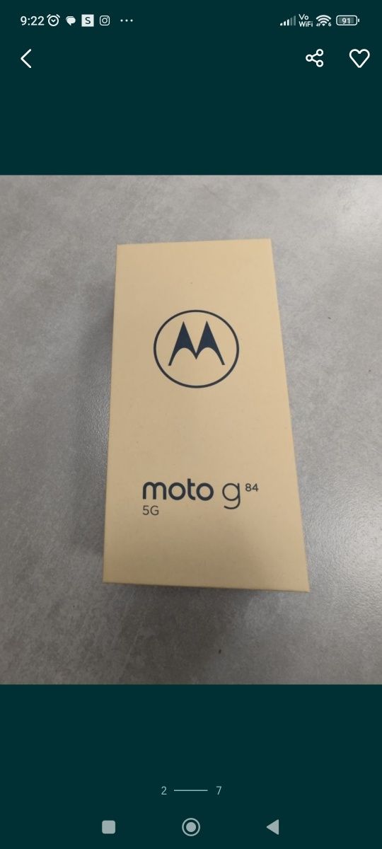 Motorola g84 5G nowy FAK VAT