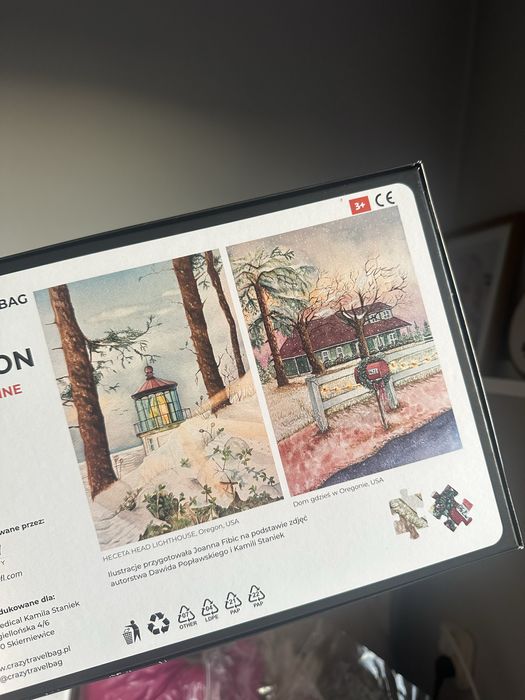 Puzzle dwustronne 500 elementów