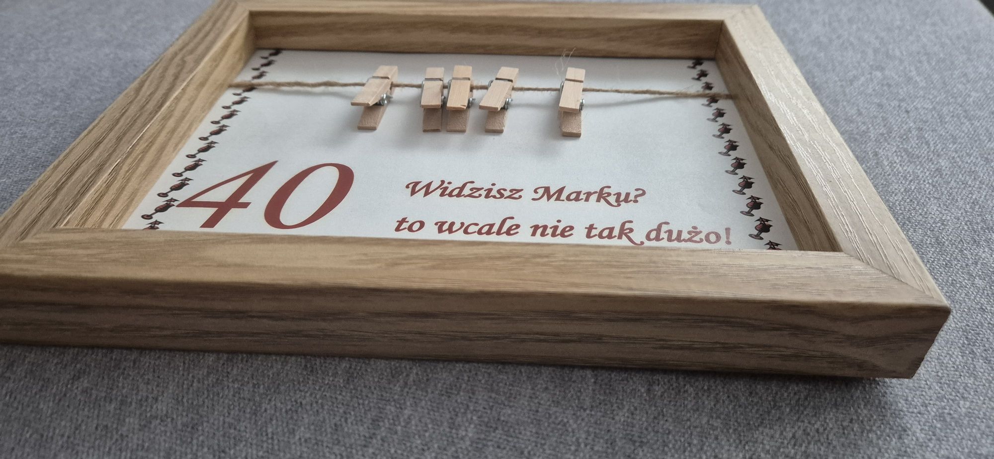 Ramka do zdjęć/ prezent na urodziny