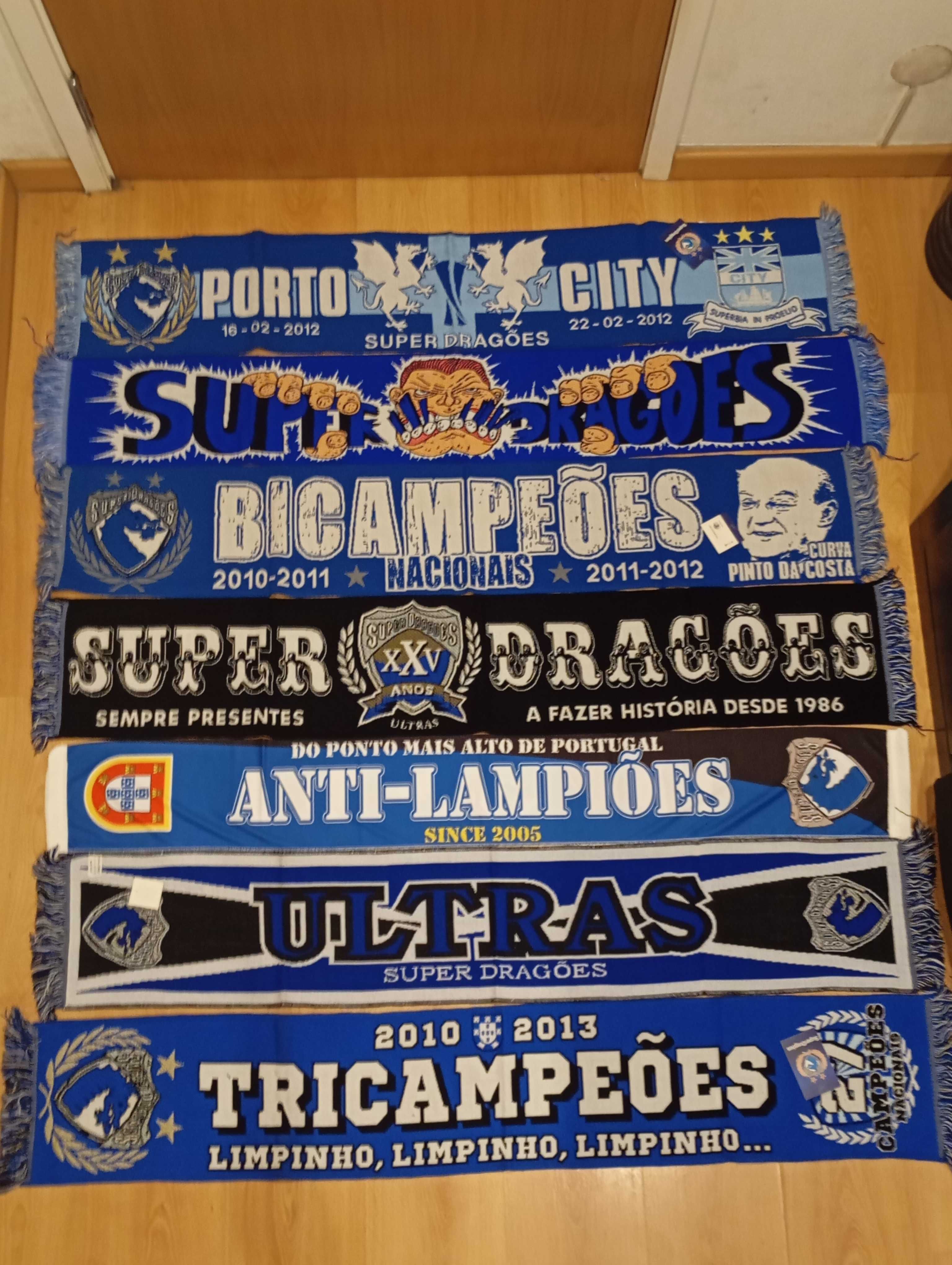 Cachecol ultras Porto Superdragões futebol artigo de coleção