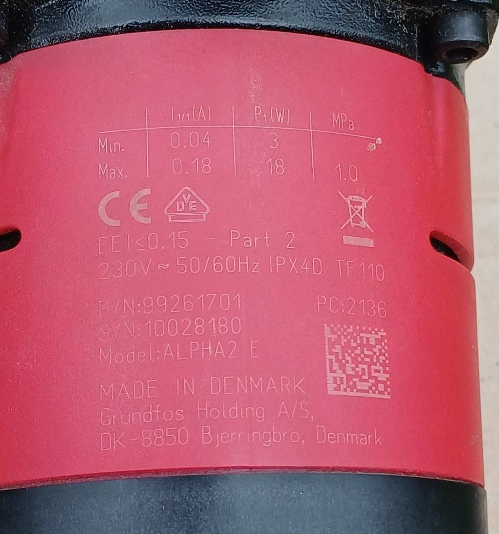 Pompa obiegowa Grundfos 25-40 Alpha 2  cyrkulacyjna CO