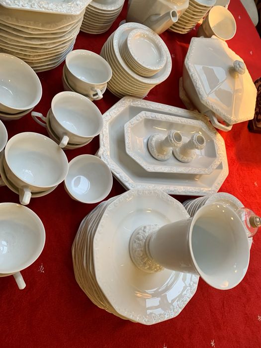 Serwis obiadowy Rosenthal Biała Maria 12 osób 136 elementów Warszawa