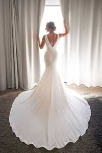 PRONOVIAS suknia ślubna ATHENA w idealnym stanie + welon