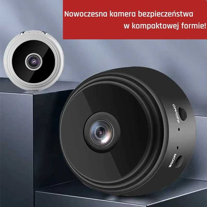 Mini Kamera WiFi | Kamera Bezprzewodowa | Rejestrator Wideo HD 720P |