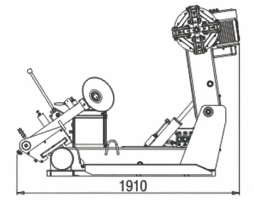 Шиномонтажный станок для сельхозтехники для дисков до 56"