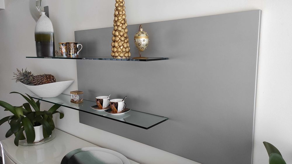 Komoda i półki zestaw do jadalni lub salonu