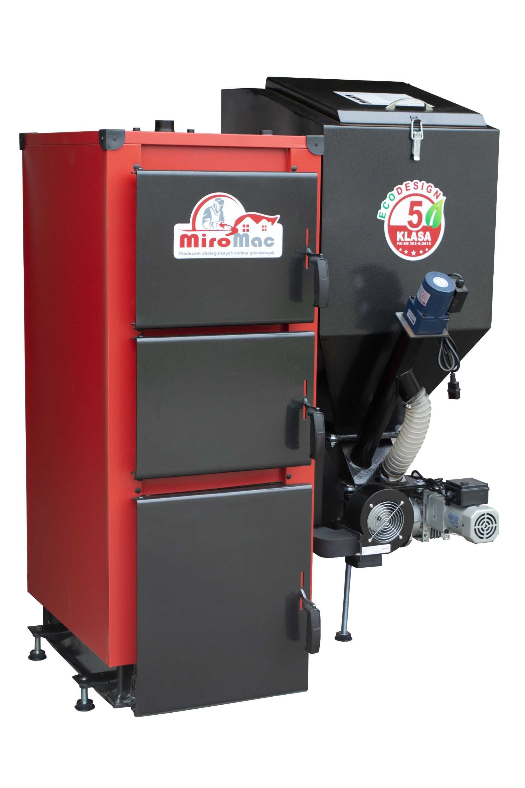 Piec CO  pellet drewno ekogroszek kocioł kotły 12 kW Miro-Mac 5 klasa