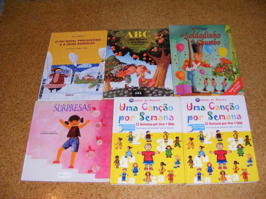 Lote de livros infantis / juvenis (2 euros cada)