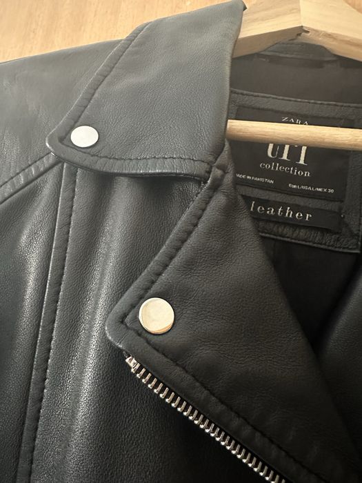 Casaco biker pele Zara