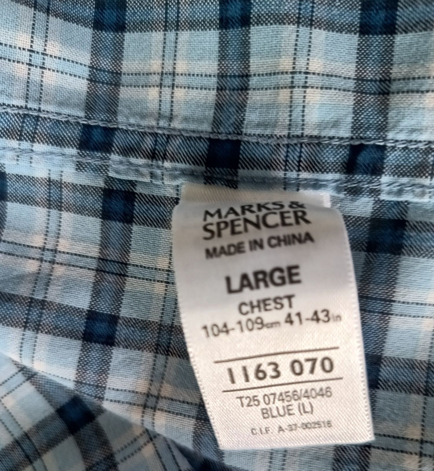 Koszula męska Marks & Spencer Blue Harbour rozmiar L