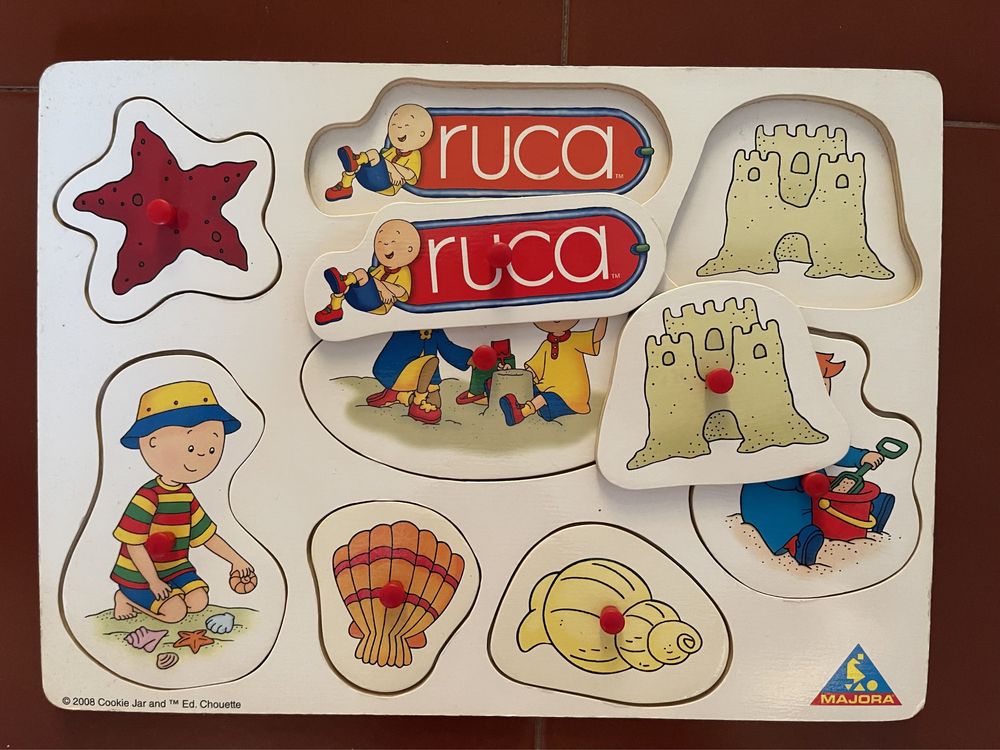 Puzzle de madeira do Ruca